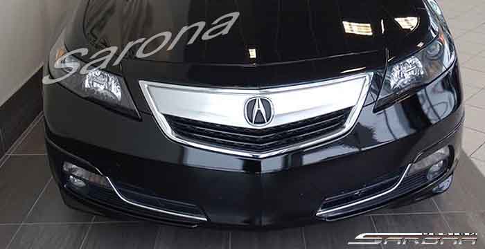 Custom Acura TL  Sedan Front Lip/Splitter (2012 - 2014) - $525.00 (Part #AC-022-FA)